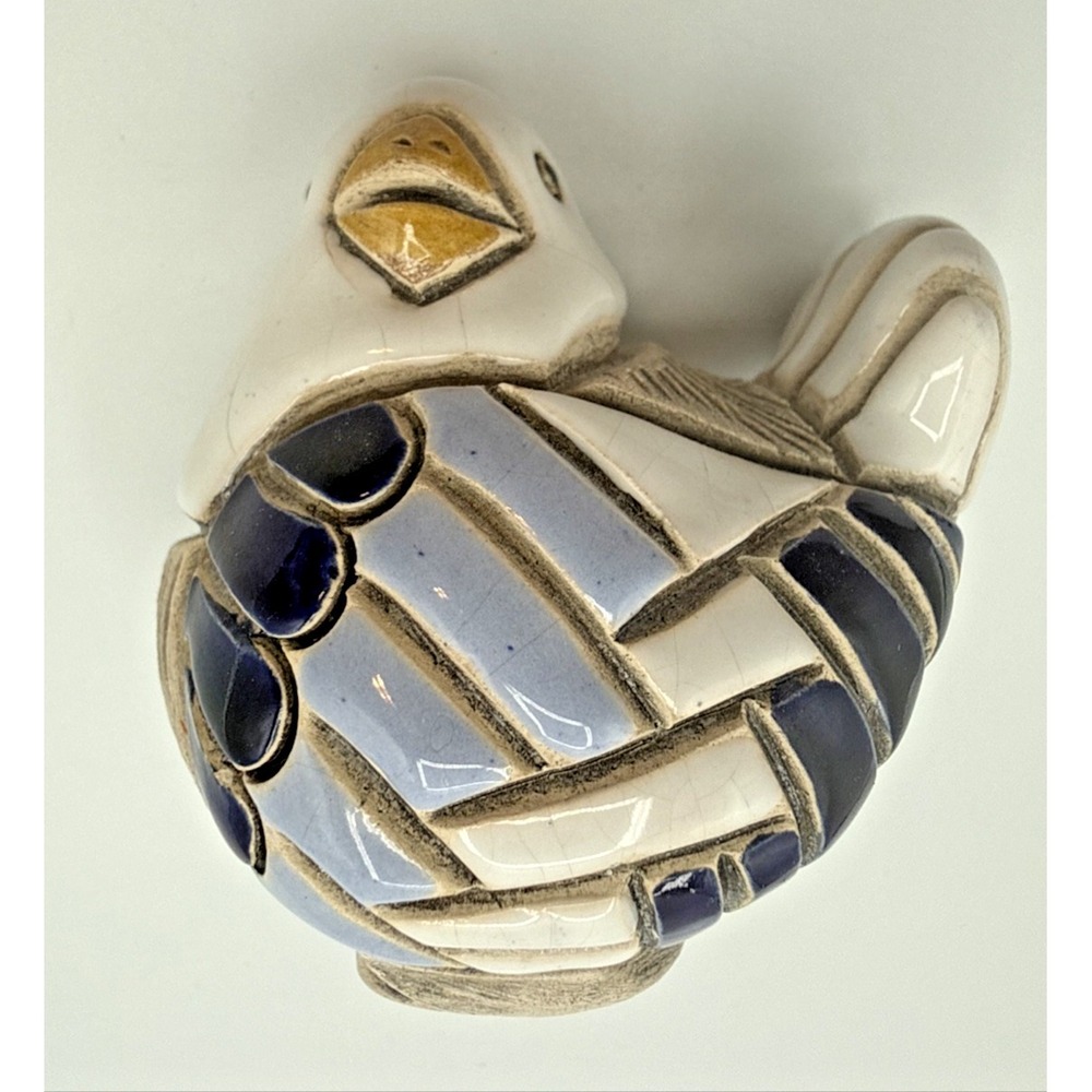 Artesania Rinconada bird - Handmade Uruguay Earthenware Ceramic Folk Art - Picture 7 of 16